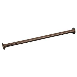 36 in. Straight Shower Rod in Polished Nickel