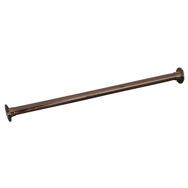 Barclay Products 48 in. Straight Shower Rod in Polished Nickel