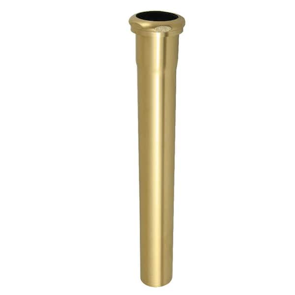 Century 1-1/2" x 12" Brass Slip Joint Tailpiece Extension Tube in Brushed Brass