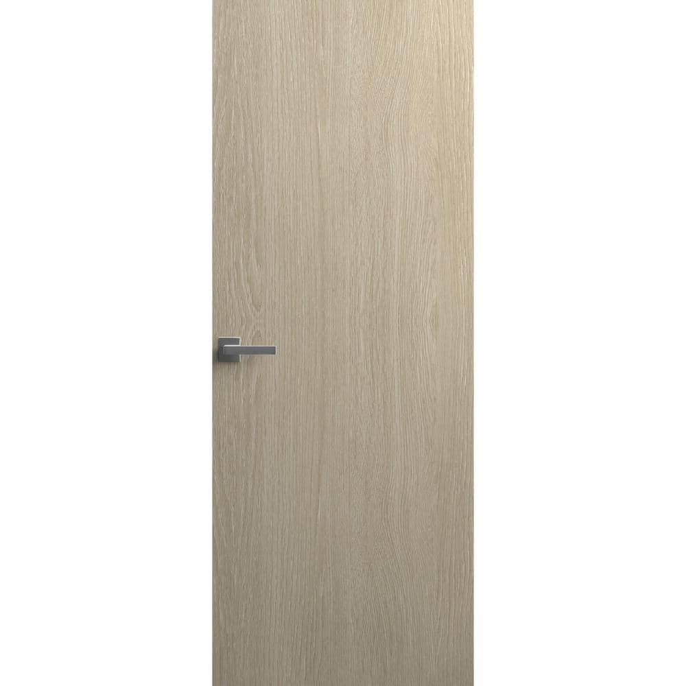 36 in. x 84 in. Unassembled Left-Hand/Outswing Solid Core Sahara Black Flush Mount Hidden Door with Silver Hinge Finish price history on PriceWatchPro