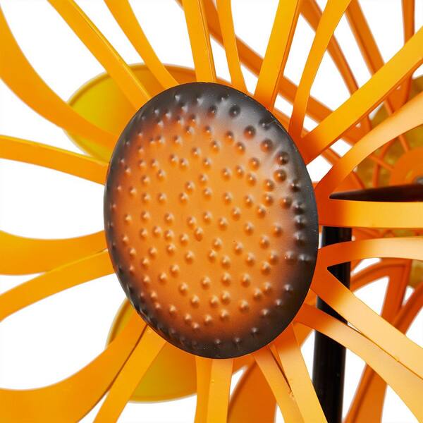 Alpine Corporation Sunflower Wind Spinner Garden Stake SLL2650