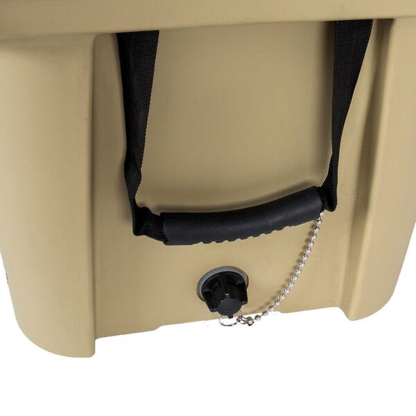 Sudzendf Khaki 50 qt. Portable Cooler, Ultra-Light Insulated Ice