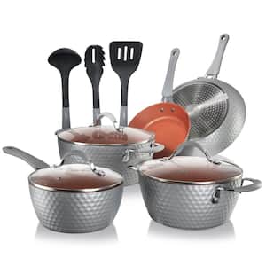 Kitchenware 20-Piece Pots and Pans High-qualified Basic Kitchen Cookware Set, Non-Stick