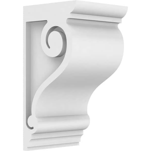 Ekena Millwork Standard 3 in. W x 8 in. H x 4 in. D Signature Urethane Polyurethane Corbel