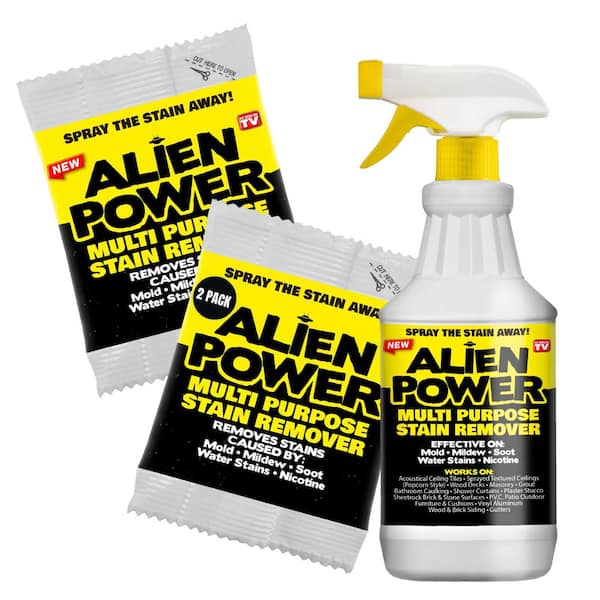Alien Power Spray Mold Remover Spray - Super Concentrated Stain Remover 24 oz. All Purpose Cleaner Spray (2 Pack)
