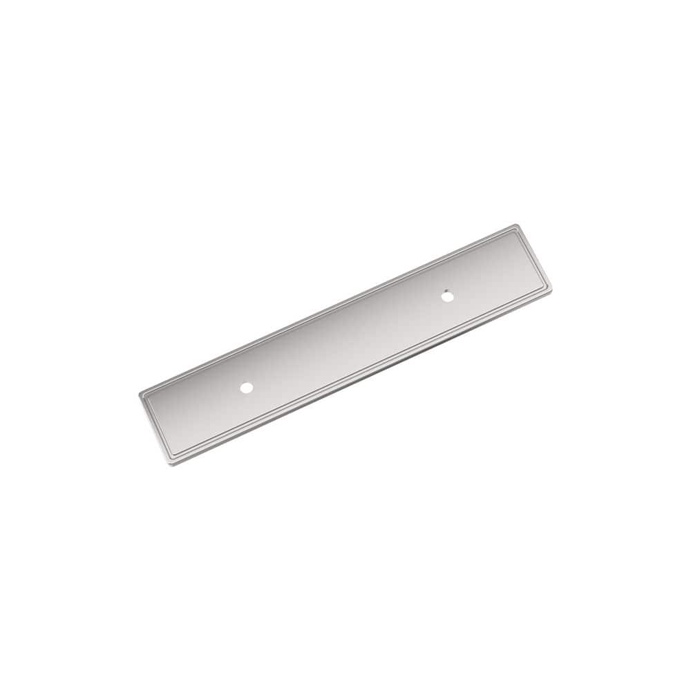Thoreau 3 in. Center-to-Center Rectangle Polished Chrome Pull Cabinet Backplate price history on PriceWatchPro