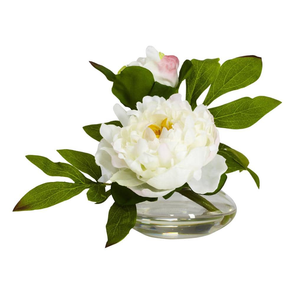 Charming Trio Peony 13" Outdoor Tabletop Arrangement Set