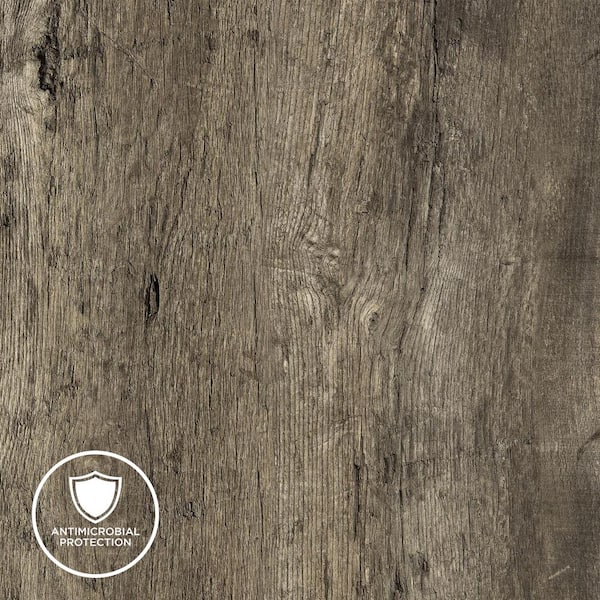 5 ft. x 12 ft. Laminate Sheet in Reclaimed Oak with Virtual Design SoftGrain Finish