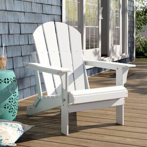 wood adirondack chairs white