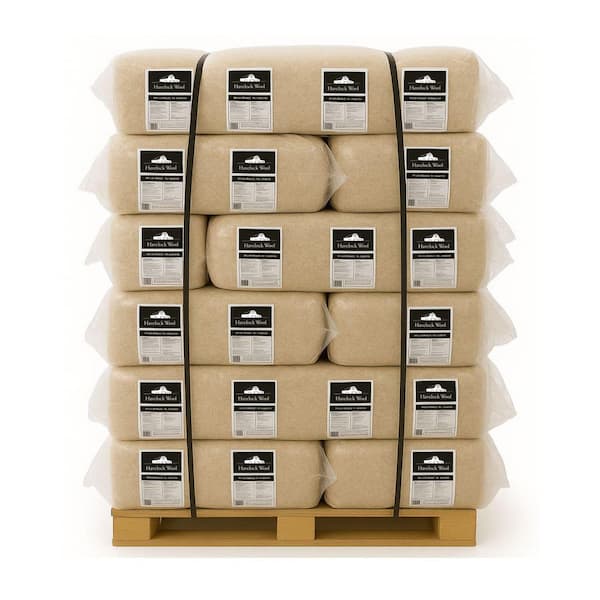R-8 Unfaced Natural Wool Insulation Batt 2 in. x 3.88 ft. (1200 sq. ft. per bag) (12 Bags)