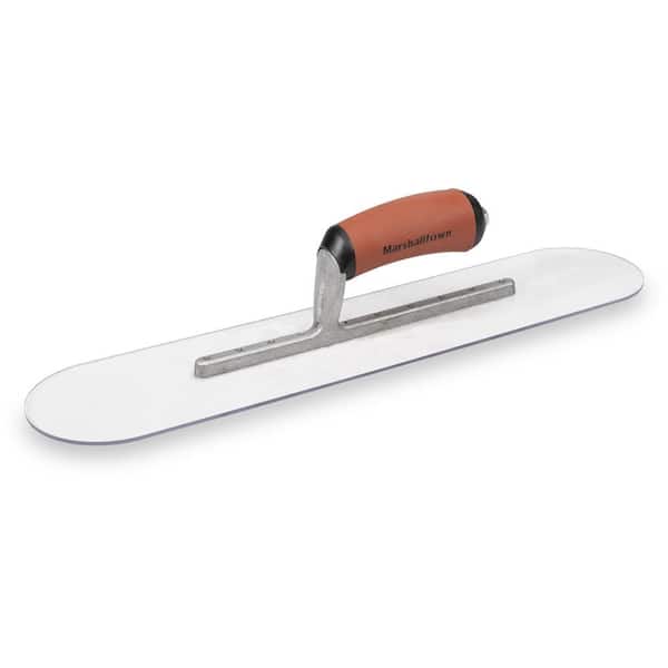 MARSHALLTOWN 18 in. x 4 in. Plastic Pool Trowel - DuraSoft Handle