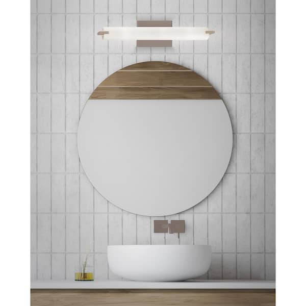 3-Light Brushed Nickel Bath Light