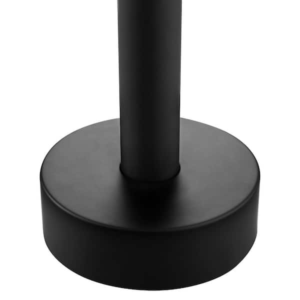 Outdoor Exposed 92 in. H Shower Faucet Single Level Handle Freestanding Tub Faucet Floor Mount in Matte Black