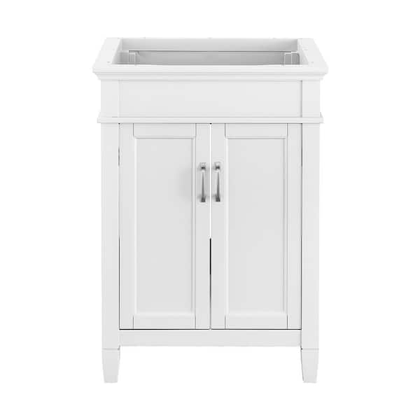 Home Decorators Collection Ashburn 24 in. W x 21.63 in. D Vanity Cabinet in White