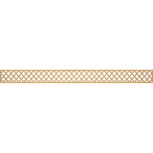 Manchester Fretwork 0.25 in. D x 46.375 in. W x 4 in. L MDF Wood Panel Moulding