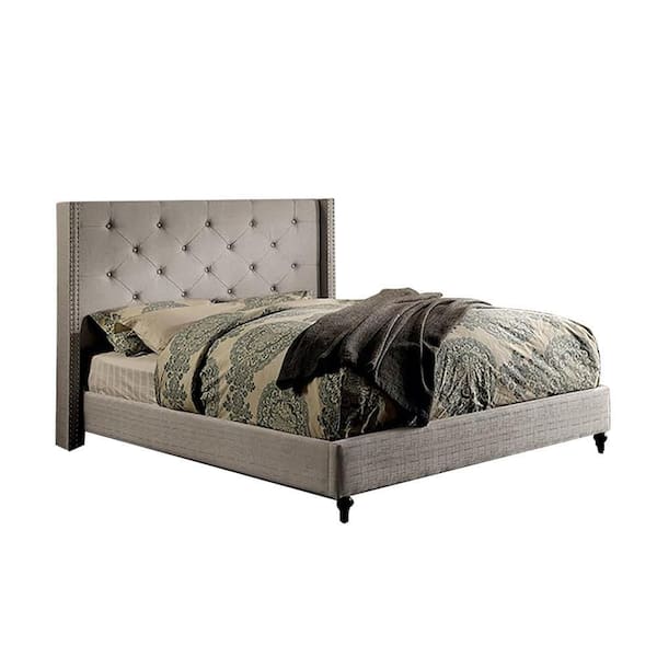 Unbranded Santino Gray Wood Frame Twin Platform Bed