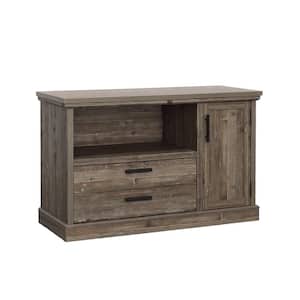 Aspen Post Pebble Pine Office Storage Accent Cabinet with File Storage