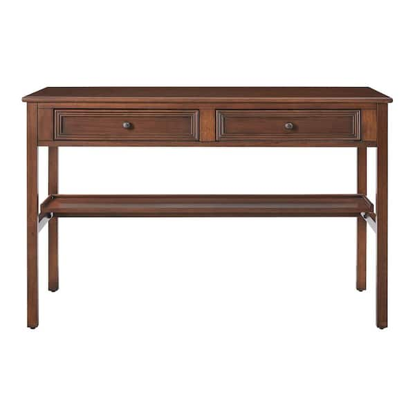 Adore Decor Sutton Writing Desk White and Brown