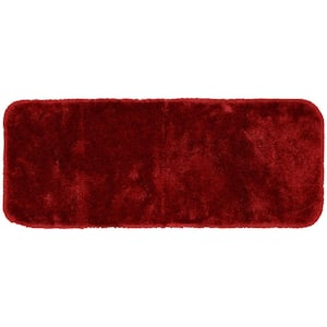 Finest Luxury Chili Pepper Red 22 in. x 60 in. Washable Bathroom Accent Rug