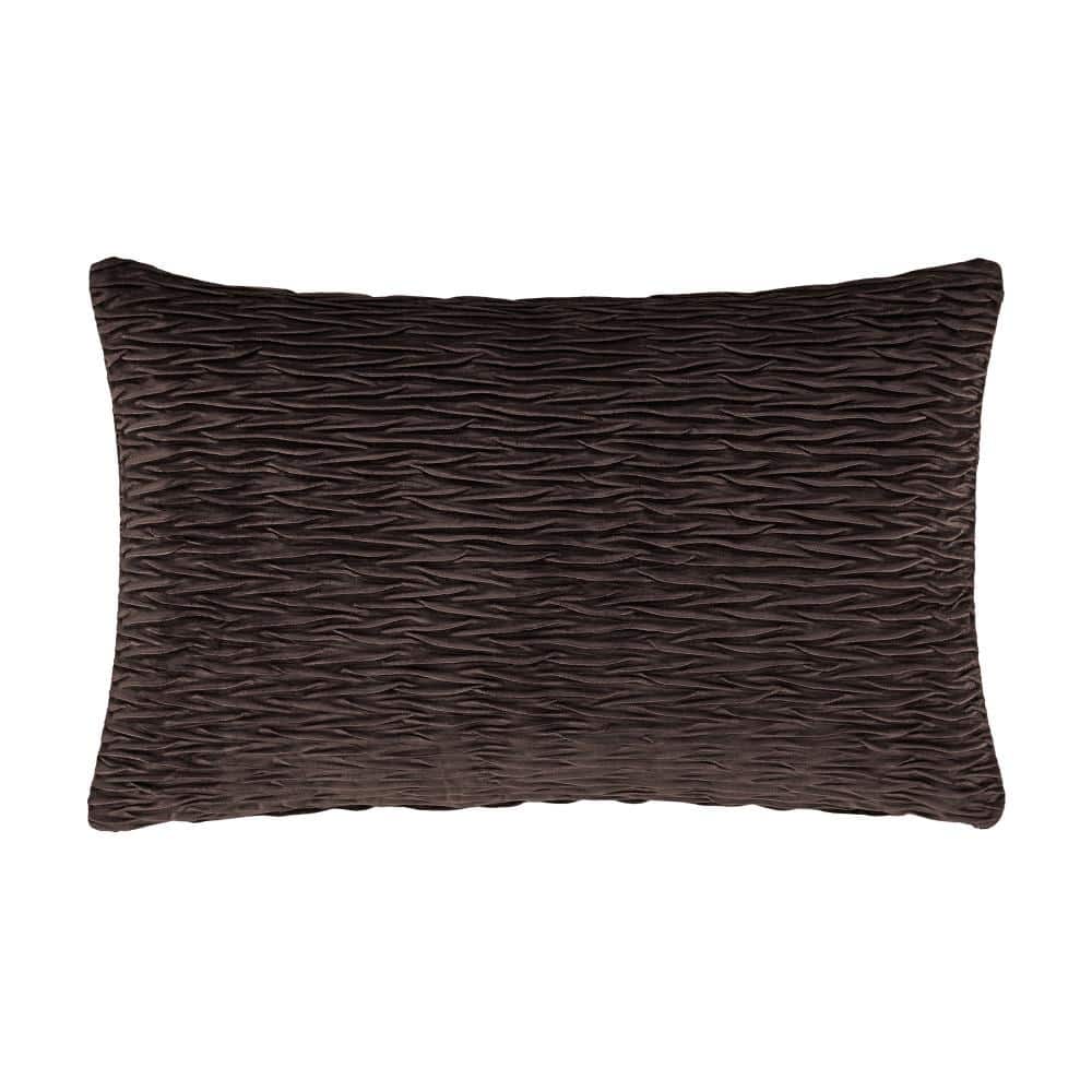 Toulhouse Ripple Mink Polyester Lumbar Decorative Throw Pillow Cover 14 x 4