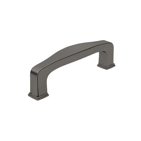 Richelieu Hardware Charlemagne Collection 3 in. (76 mm) Classic Antique Nickel Curved Cabinet Bar Pull
