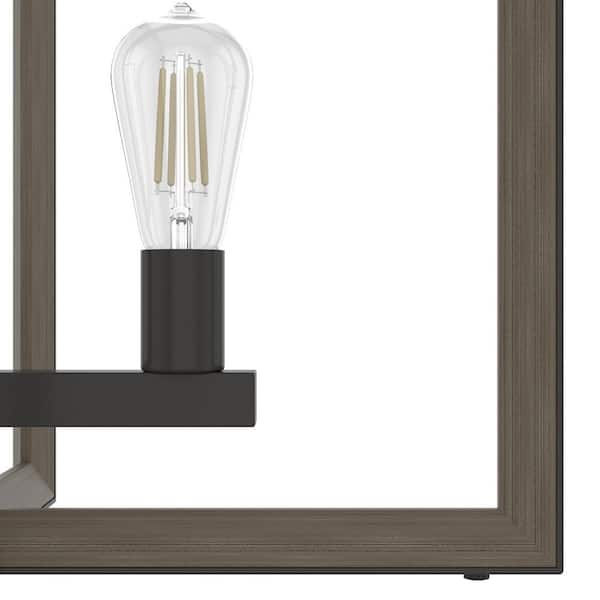 Hunter Woodburn 5-Light Noble Bronze Candlestick Chandelier