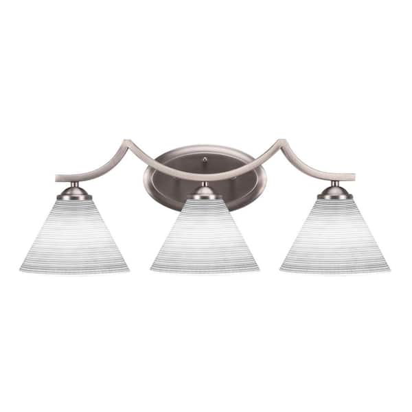 Unbranded Cleveland 24.25 in. 2-Light Graphite Vanity Light