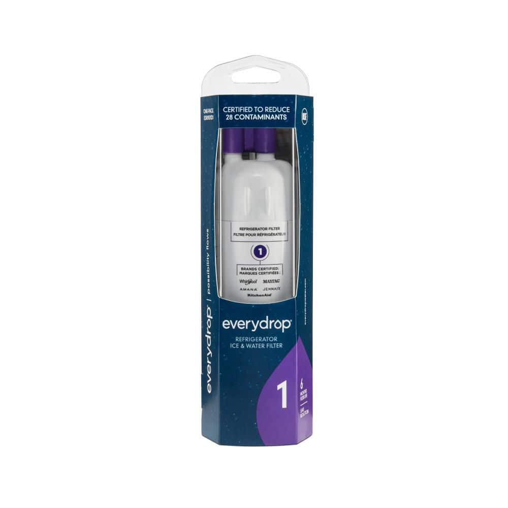 EveryDrop by Whirlpool 冷蔵庫用フィルターEDR1RXD1 EveryDrop Ice and Refrigerator Water Filter-1 EDR1RXD1 - The Home