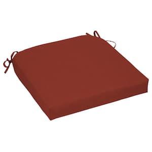 21 in. x 21 in. x 3.5 in. Chili Contoured Outdoor Seat Cushion (2-Pack)