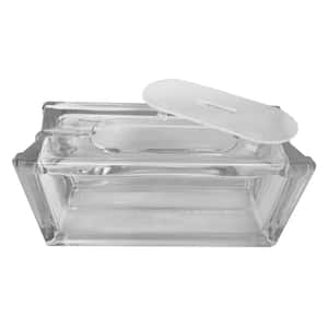 7.5 in. x 3.75 in. x 3.125 in. Clear Pattern Glass Block for Arts and Crafts (5-Pack)