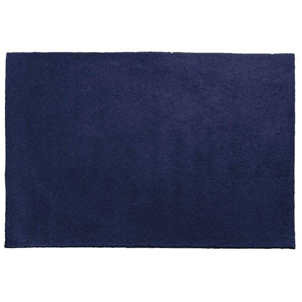 Nance Carpet and Rug OurSpace Navy 7 ft. x 10 ft. Bright Area Rug