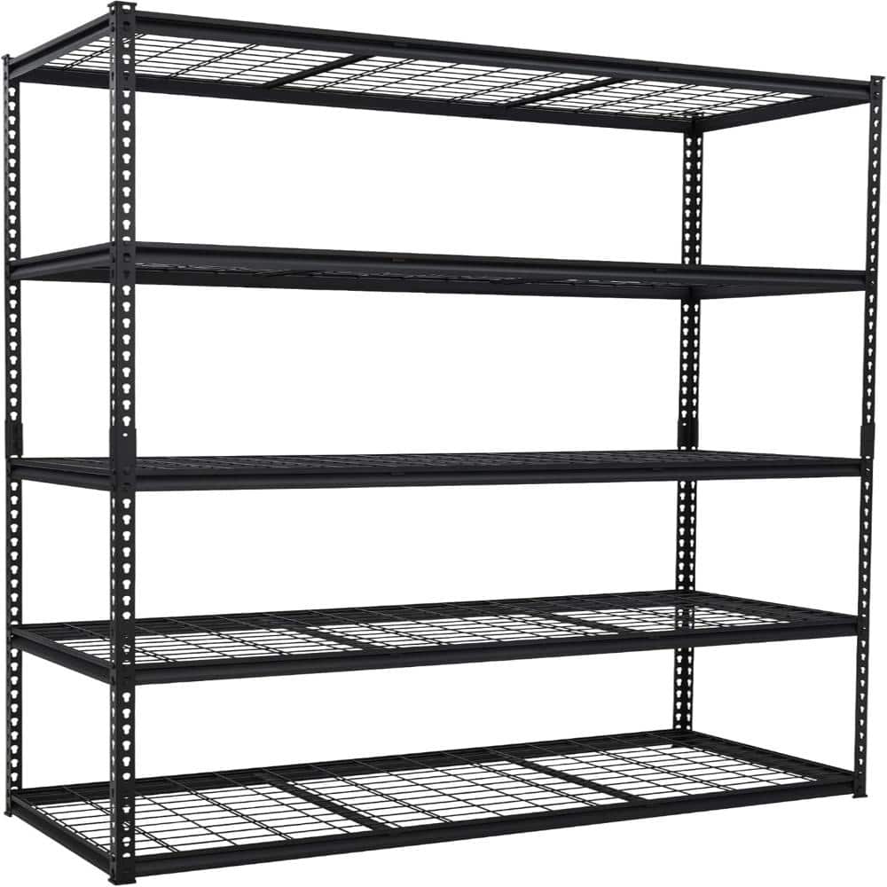 60x24x78 in 5-Tier Heavy Duty Shelving, 2500 lbs, Adjustable Utility Rack for Garage/Warehouse price history on PriceWatchPro