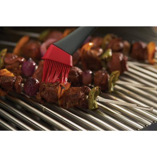 23 in. L x 5/8 in. W 2 mm Think Stainless Steel BBQ skewer in Silver  (8-Piece)