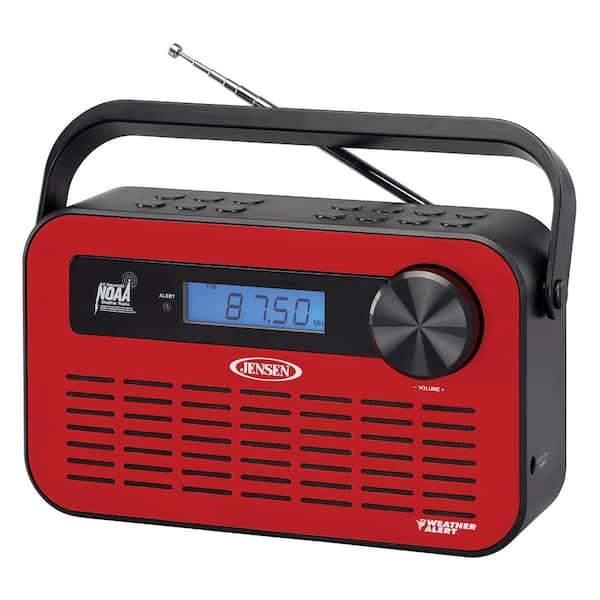 JENSEN Portable Digital AM/FM Weather Radio with Weather Alert