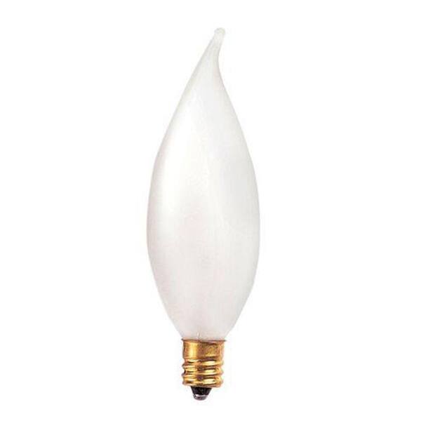 Bulbrite 25-Watt Incandescent Petite Flame/Ca8 Light Bulb (25-Pack)