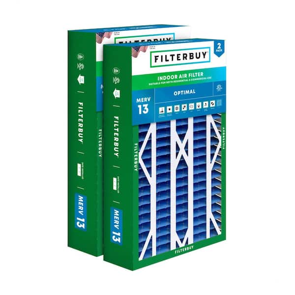 16 in. x 26 in. x 5 in. MERV 13 (FPR 10) Health Defense Pleated HVAC AC Furnace Air Filters for Electro-Air (2-Pack)