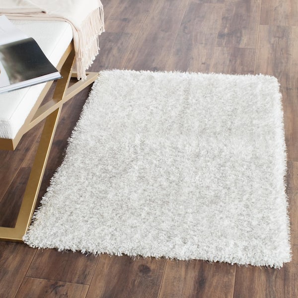 Jarrod Ivory/Light Gray Doormat 3 ft. x 4 ft. Solid Area Rug