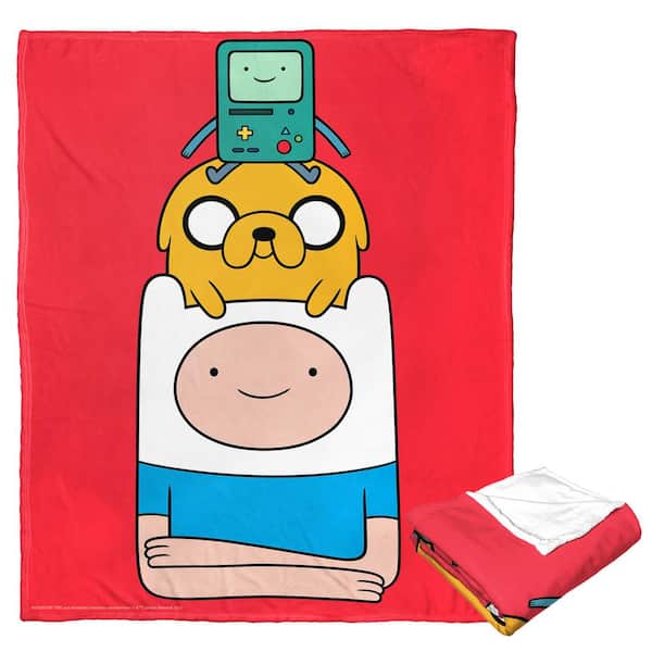 Adventure Time Super Stack Multi Color Silk Touch Throw Blanket