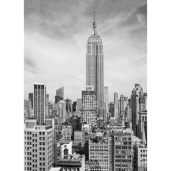 Ideal Decor 72 in. H x 100 in. W The Empire State Wall Mural