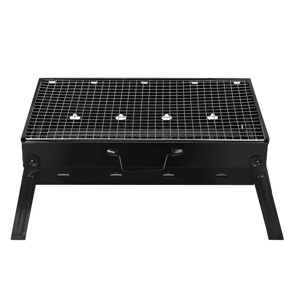 egrace Portable BBQ Grill Foldable Charcoal Grill Lightweight Smoker Grill For Camping Picnics Garden Grilling