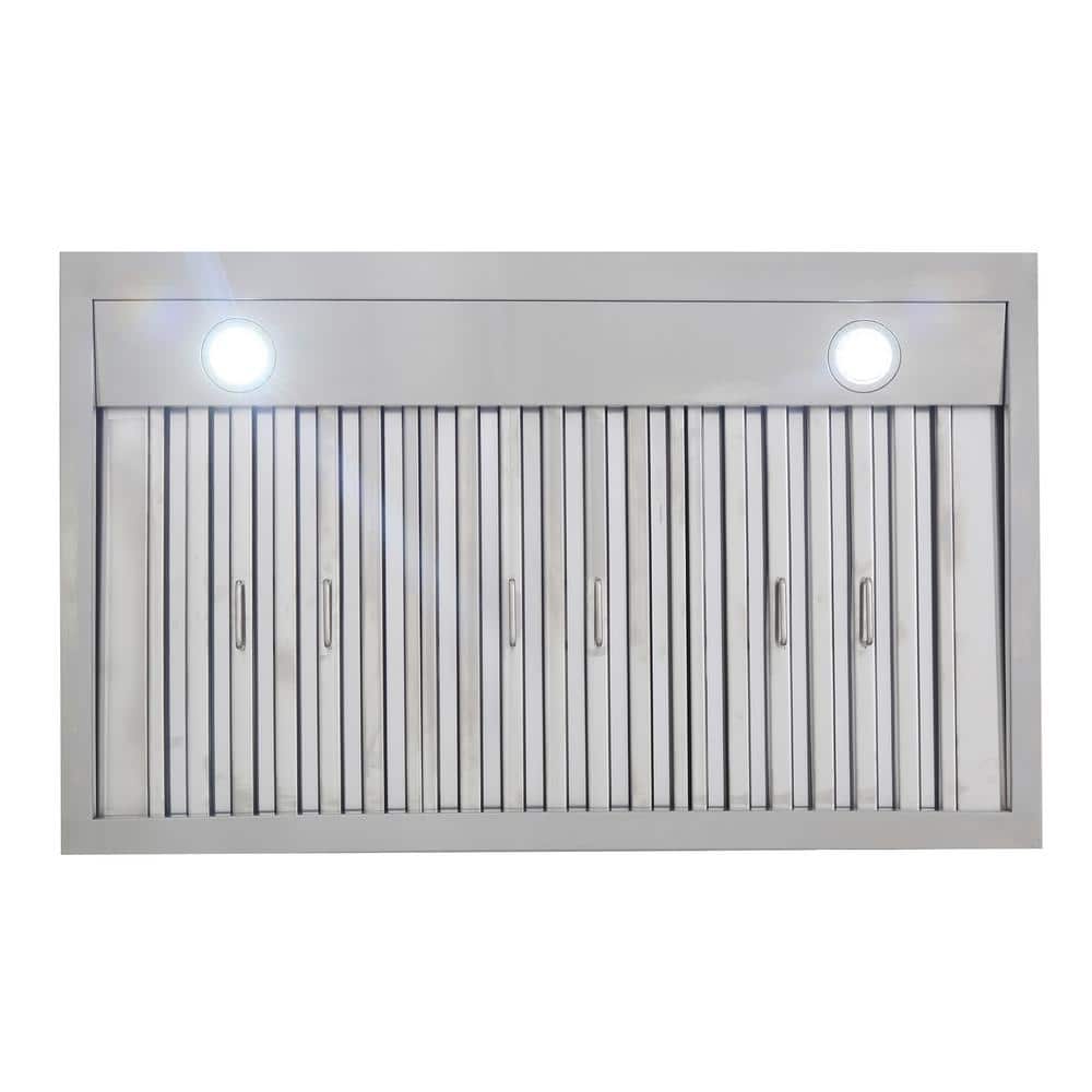 Professional 30" Black and Stainless Steel Wall Mounted Range Hood