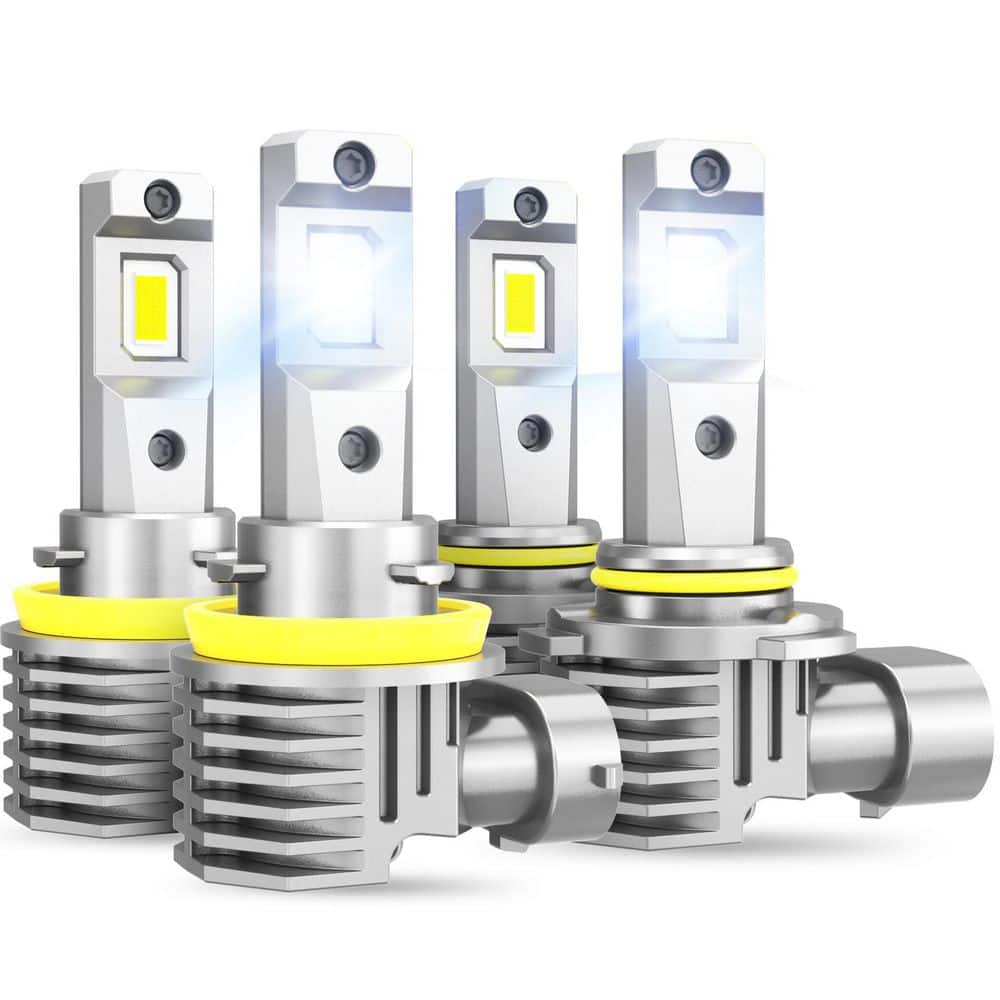 4 Pack 50000 LM Bright 6500K Cool White LED Bulbs Combo, 120W Fanless Light Bulbs price history on PriceWatchPro