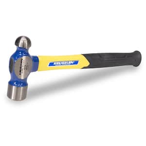 32 oz. Steel Ball Pein Hammer with 14 in. Fiberglass Handle