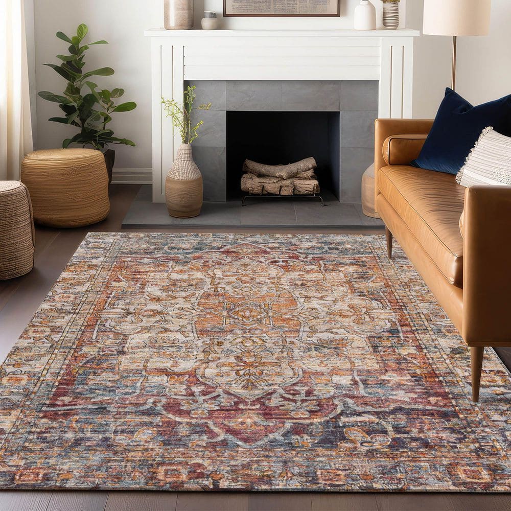 Chantille Machine Washable Indoor/Outdoor Abstract ACN1728 Copper 10 ft. x 14 ft. Area Rug price history on PriceWatchPro
