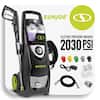 Sun Joe 2030 MAX PSI (PWMA Certified) 1.2 GPM 13 Amp Cold Water Corded Electric Pressure Washer SPX3000