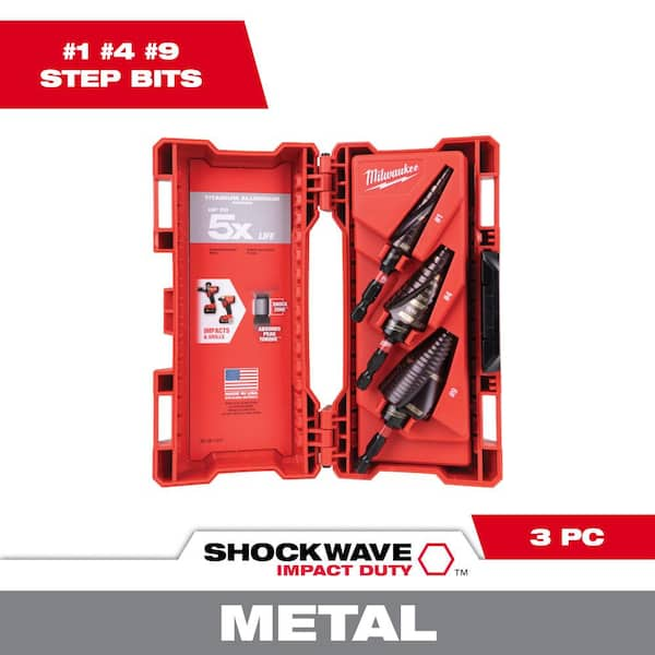 Milwaukee 48-89-4631 SHOCKWAVE Impact Duty Titanium Drill Bit Set (23- –  Steadfast Supply Co.