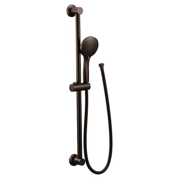 MOEN 5-Spray 30 in. Eco-Performance Wall Bar with Handheld Shower in Oil Rubbed Bronze