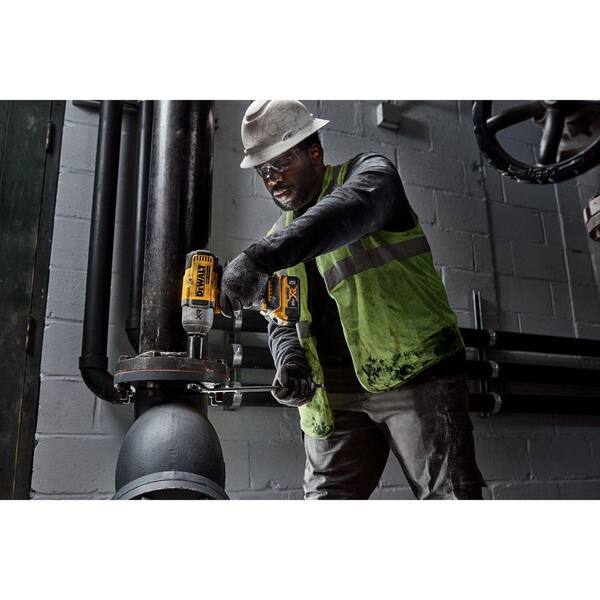 DEWALT - 20V MAX Lithium-Ion Cordless 1/2 in. Impact Wrench Kit with 20V MAX Premium Lithium-Ion 5.0Ah Battery-Pack