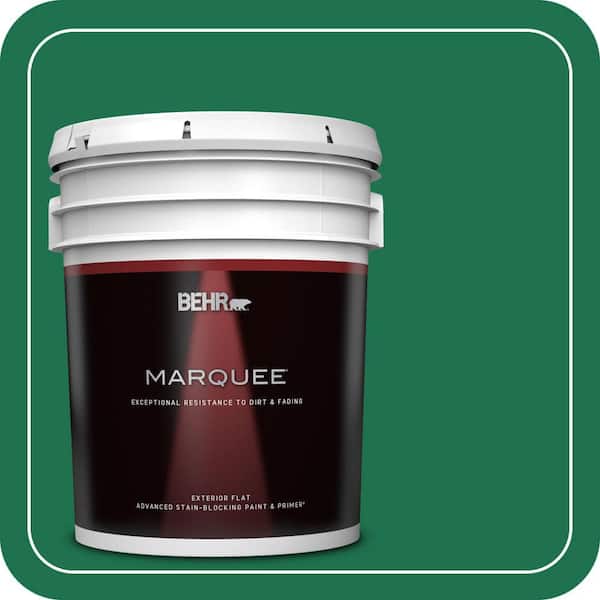 BEHR MARQUEE 5 gal. #470B-7 Climbing Ivy Flat Exterior Paint & Primer
