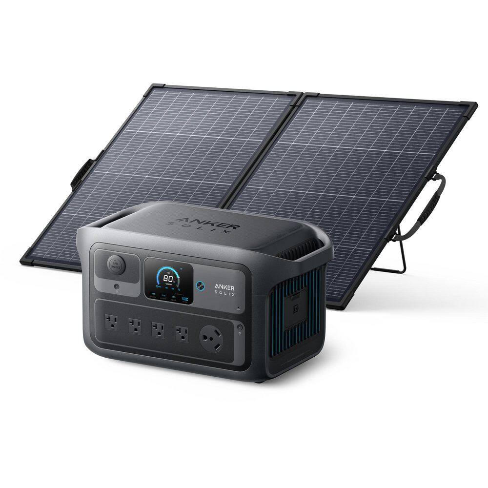 SOLIX C2000X Gen2 2,400W Output 2,048Wh Push Button Start Solar Generator w/ 200W Solar Panel for Home Backup price history on PriceWatchPro